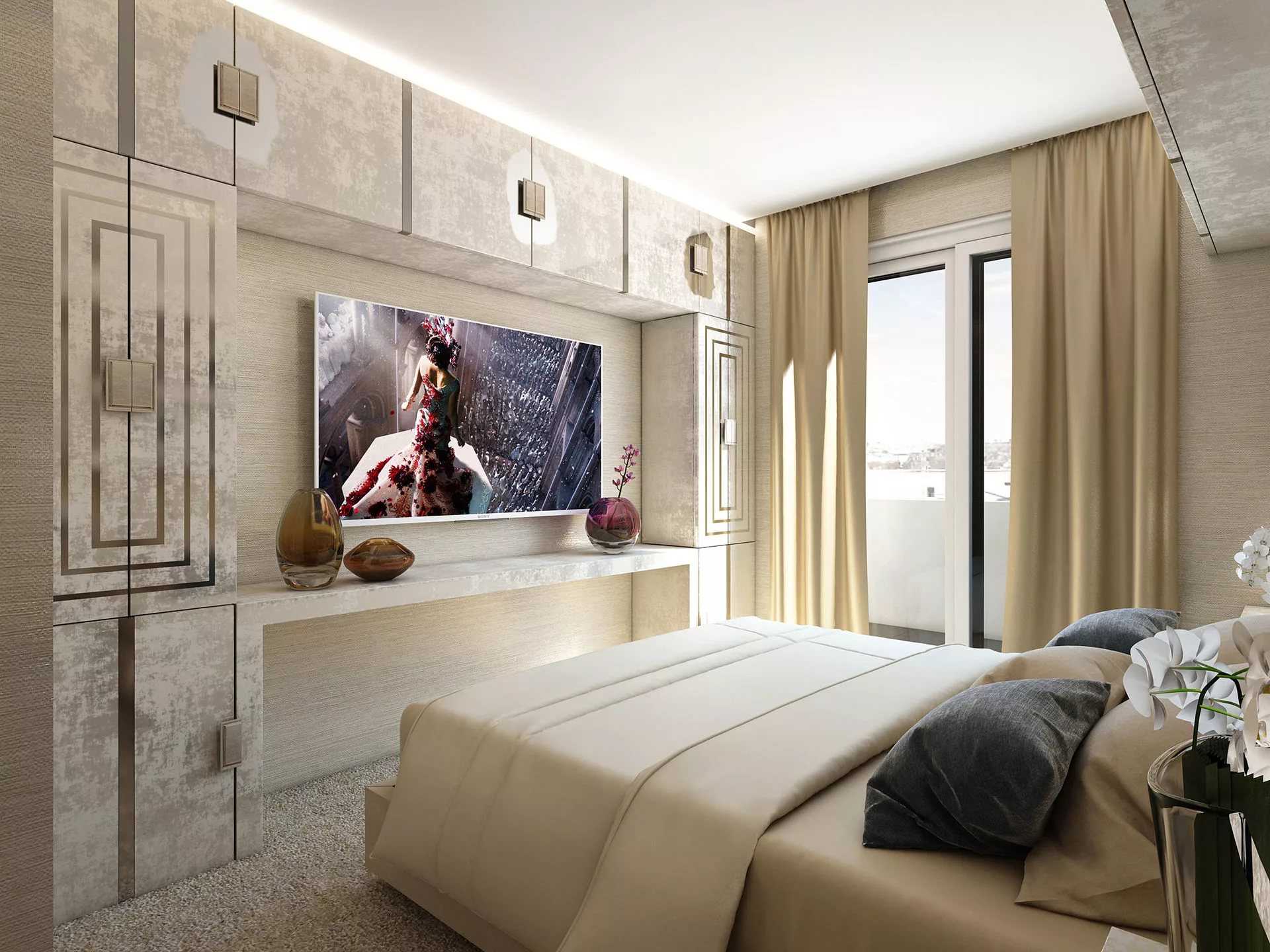 Как повесить телевизор на стену? 150+ фото интерьерных оформлений