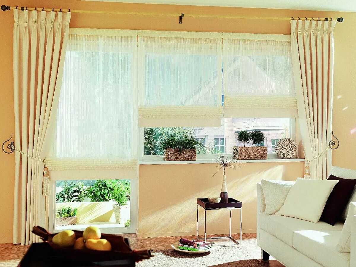 Дизайн римских штор в интерьере дома: тренды