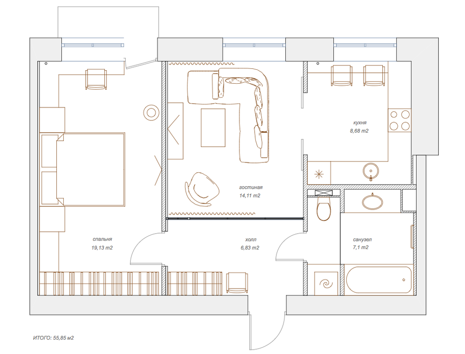 Планировка сталинки: 2, 3, 4-комнатные, особенности двухкомнатных и трехкомнатных квартир в высотках, фото типовых вариантов