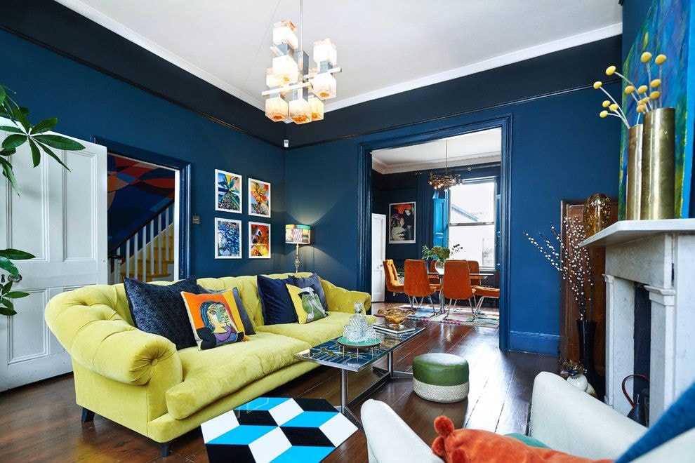 Синяя мебель: оптимальные сочетания и влияние цвета (110 фото)