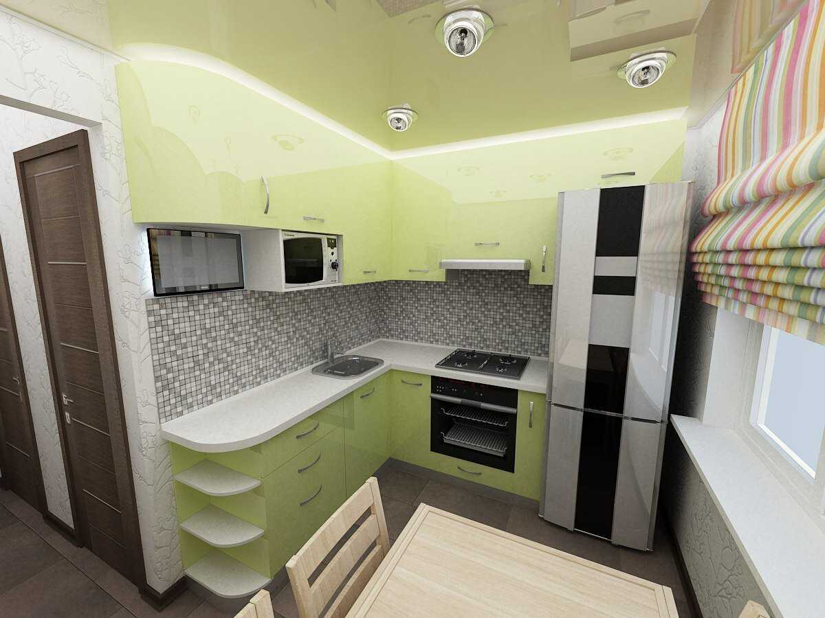 Шаолиньская техника расширения пространства: дизайн кухни в хрущевке (42 фото) без нервов