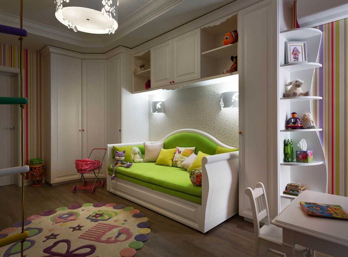 Продумываем дизайн однокомнатной квартиры для жизни с ребенком