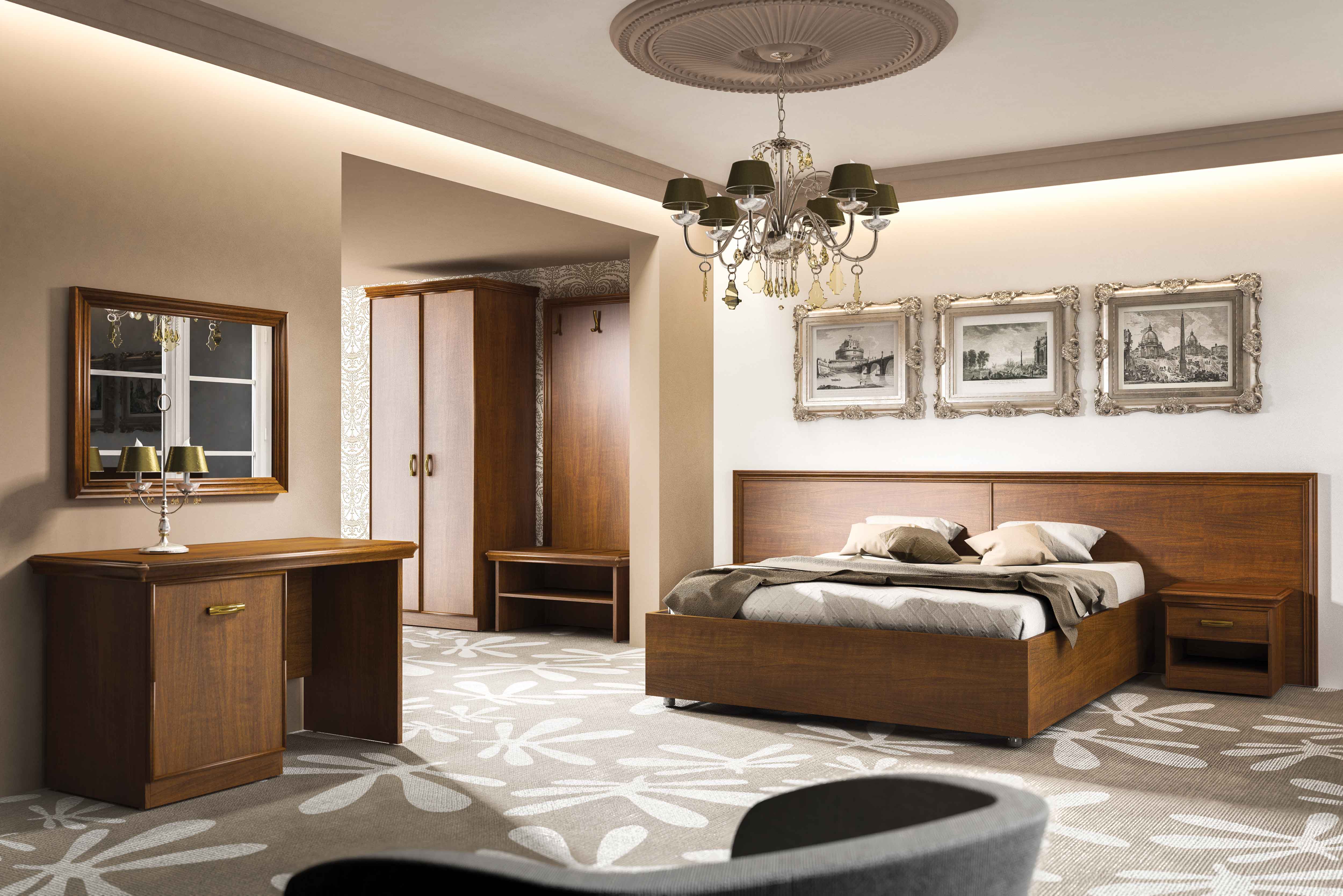 Эта деревянная двухъярусная кровать подойдет для общежитий, стильных хостелов, минигостинниц и других подобных заведений