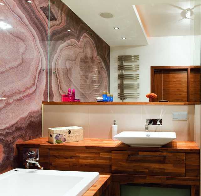 Оникс в ванной комнате — 7 правил ухода за камнем