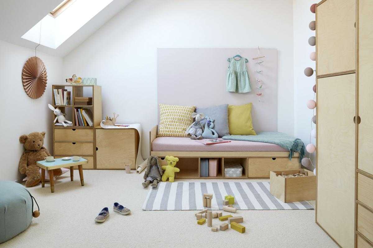 Интерьер детской комнаты, правила оформления, цветовая гамма