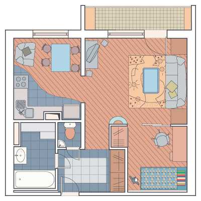 П-49 д планировка 3 комнатная с размерами: перепланировка квартиры в доме серии ii-49
