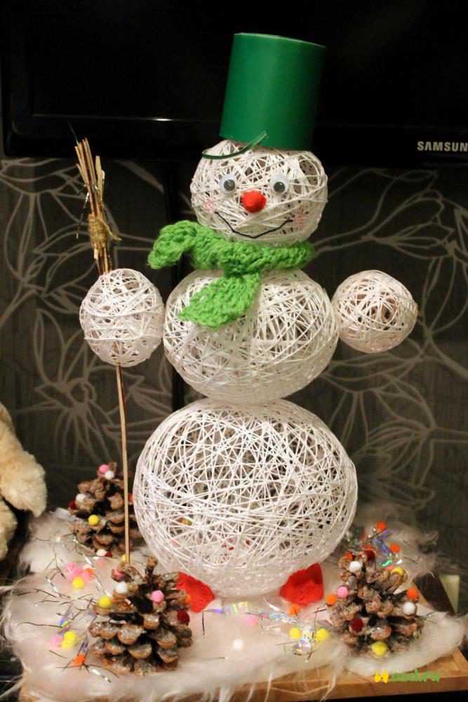 Снеговик своими руками: из бумаги, ваты, ниток, подручных материалов - как сделать снеговика своими руками в домашних условиях