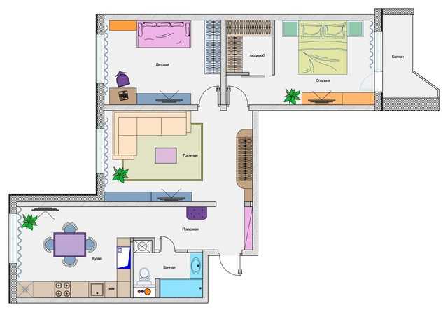 Жилые дома п-44 и типовые планировки квартир в серии п-44