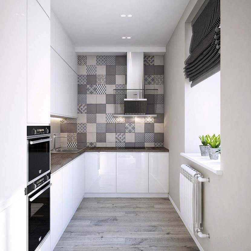 Коричневая плитка в интерьере кухни и ванной — 33 фото