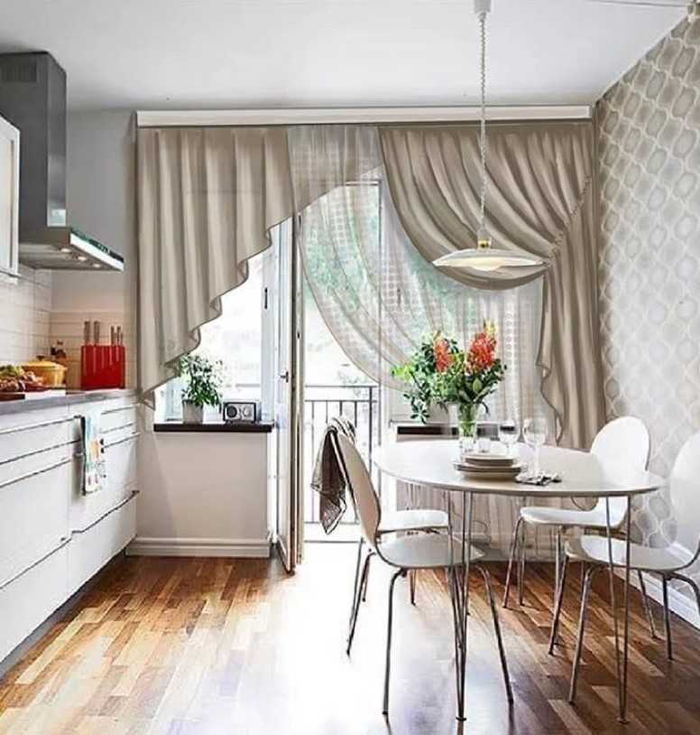 Современные шторы на маленькую кухню: 70 фото с идеями дизайна