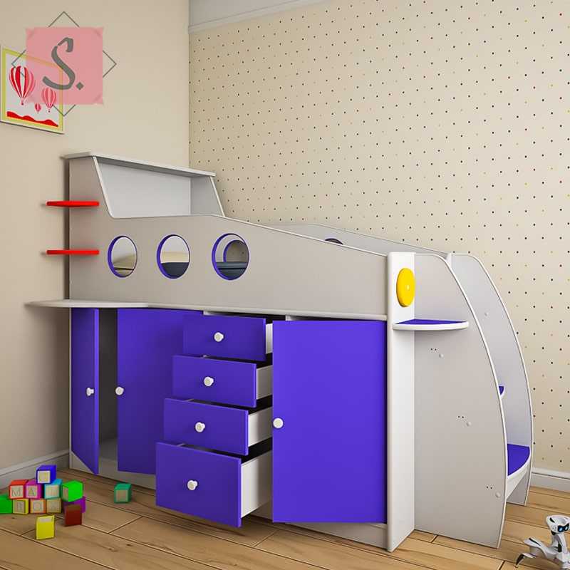 Дизайн маленькой детской комнаты: для двоих, для школьника, для подростка, в синих тонах, в светлых тонах