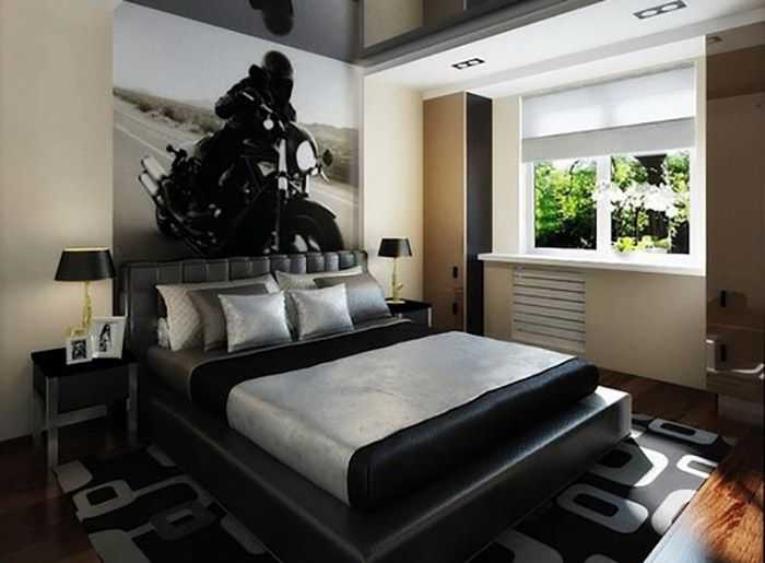 Мужская спальня: 95 фото вариантов выбора современного интерьера