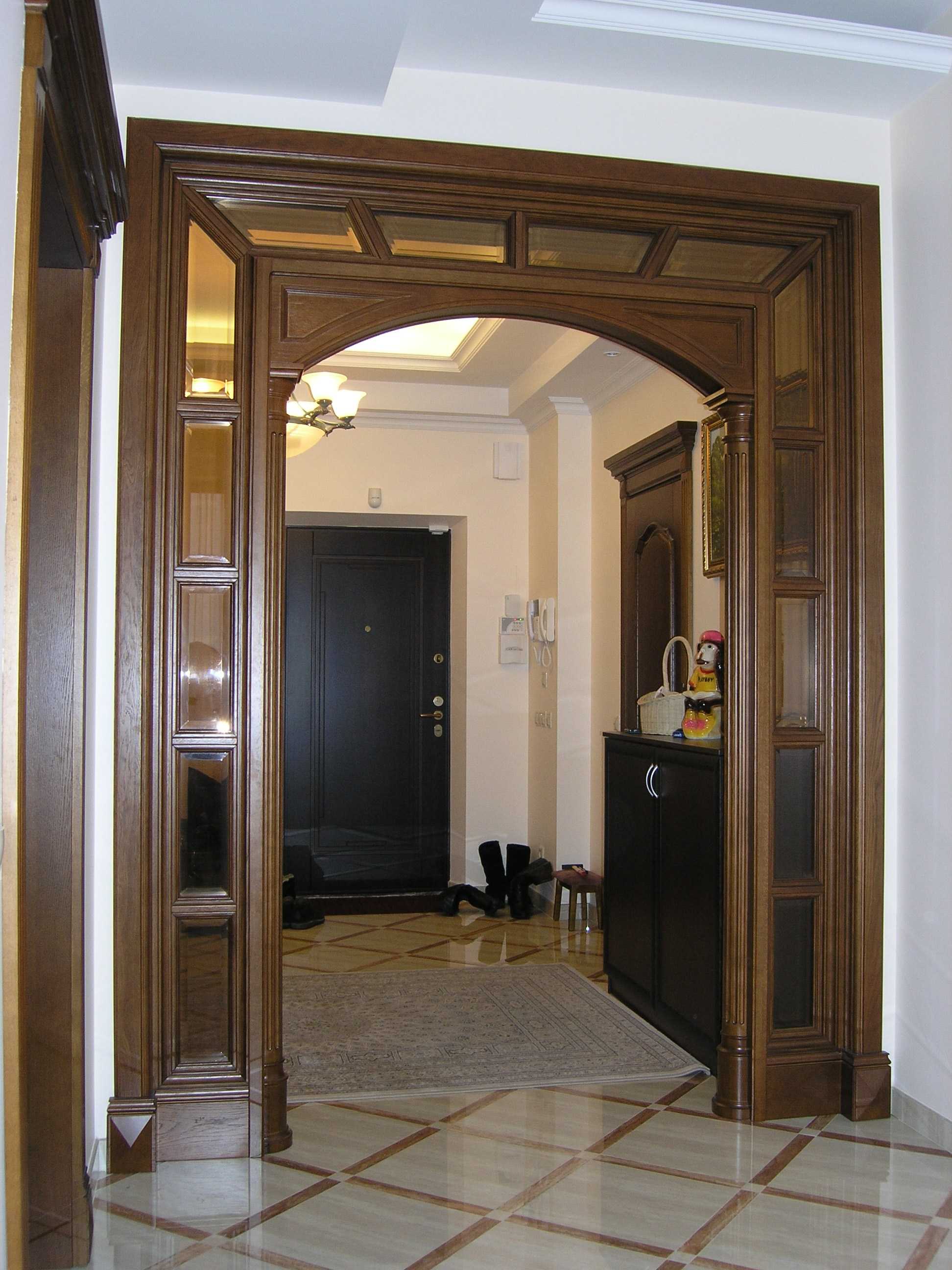 Декор дверного проема без двери +75 фото примеров оформления