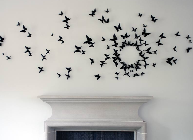 Бабочки на стене: 70 вдохновляющих фотоидей и мастер-класс по декору своими руками — дом&стройка