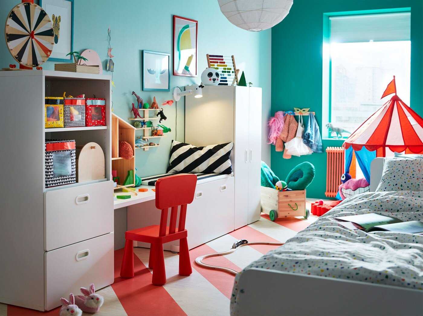 Детская комната от икеа - 100 фото новинок дизайна, а также идеального сочетания