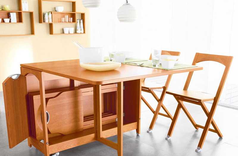 Столы трансформеры для кухни — лучшие дизайнерские идеи для маленьких пространств + 84 фото