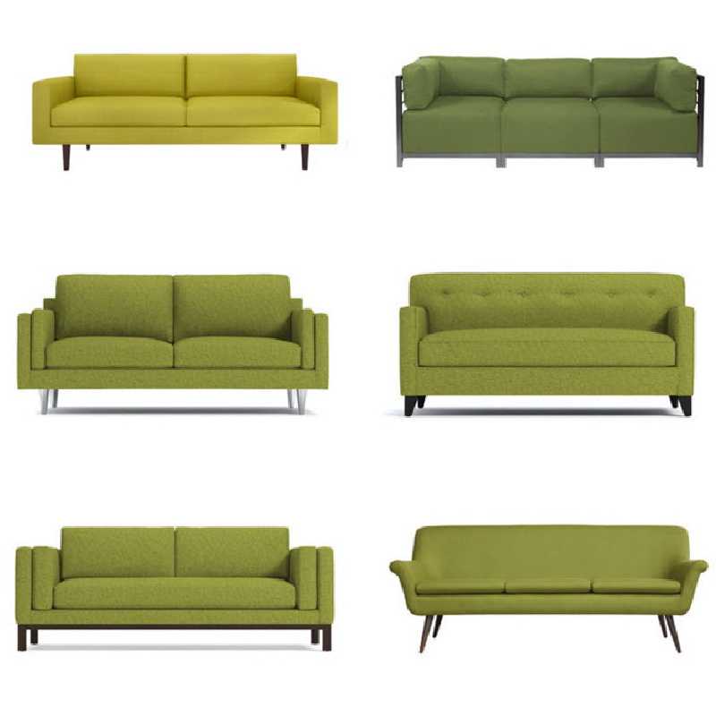 Зеленый диван в интерьере: 45+ фото идей, сочетания и примеры
