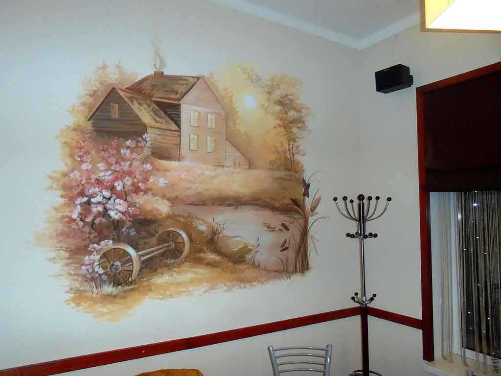 Рисунки на стенах в квартире своими руками: фото идеи и мастер-класс