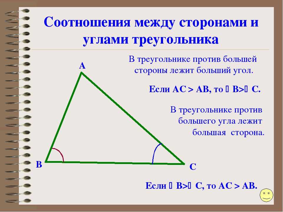 Презентация соотношения между сторонами и углами треугольника