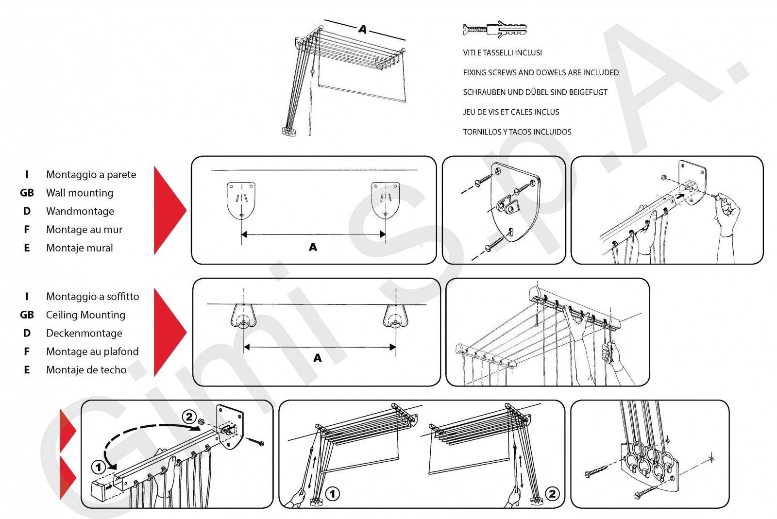 Потолочные сушилки для белья: особенности выбора модели и конструкции (130 фото)