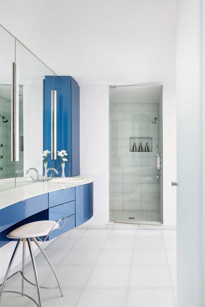 Ванная в голубом цвете - 85 фото лучшего дизайна в новом интерьере