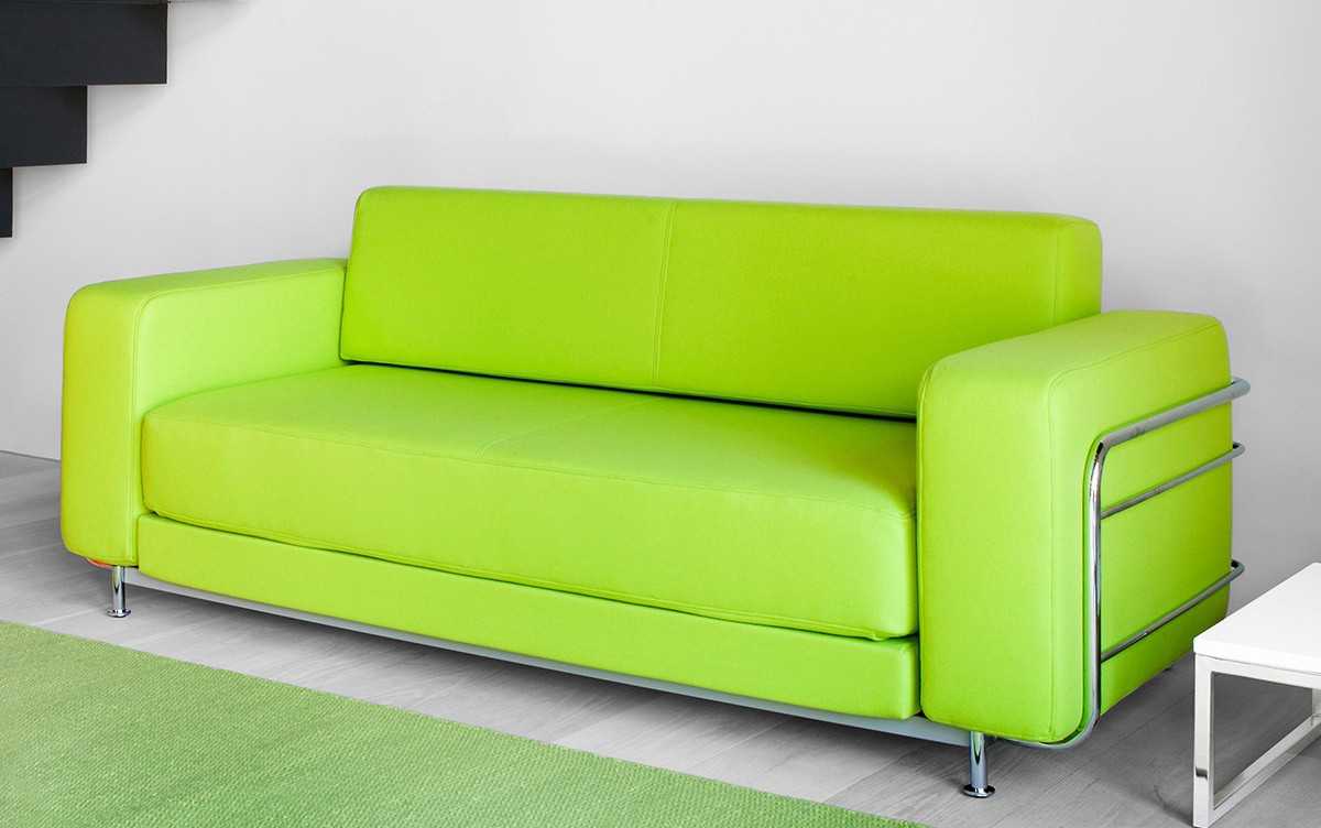 Оранжевый диван в интерьере - 40+ фото | bonamoda