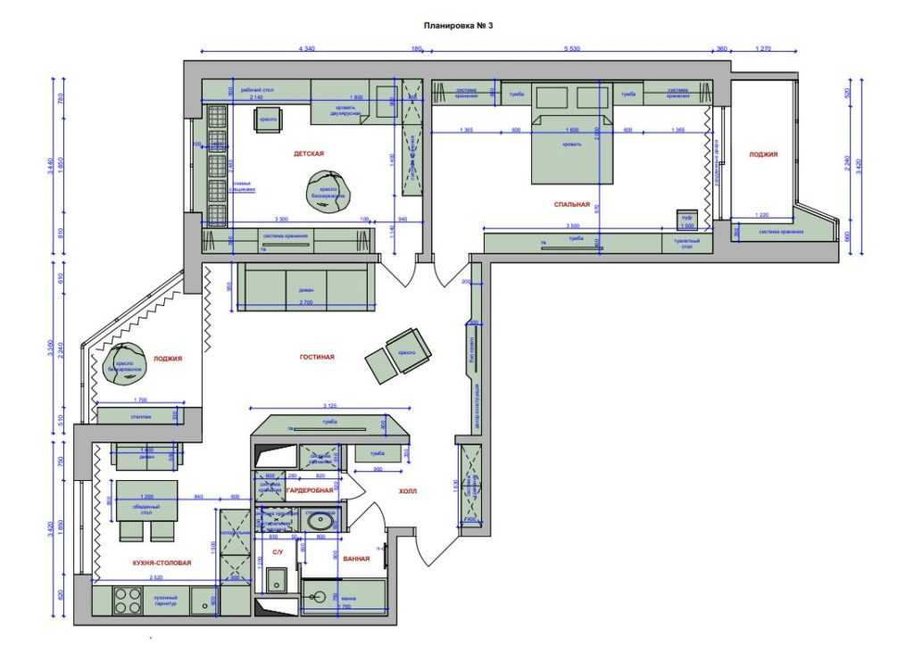 Планировка 3х комнатной квартиры - лучшие варианты современного дизайна (70 фото)