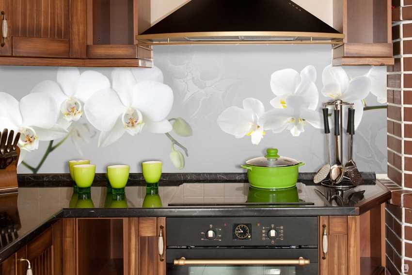 Фартук для белой глянцевой кухни: как подобрать к гарнитуру, варианты отделки по цвету, современный красивый дизайн, советы дизайнера - 22 фото