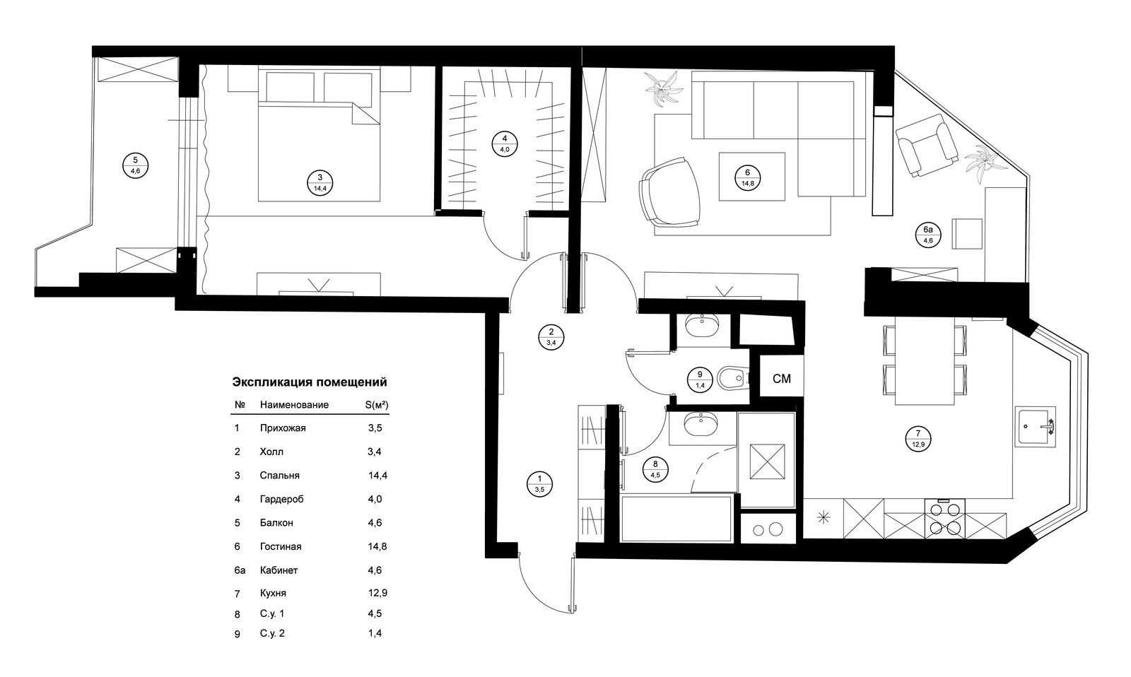 2021 ᐈ 🔥 (+89 фото) схемы и фото дома серии п 44т планировка с размерами