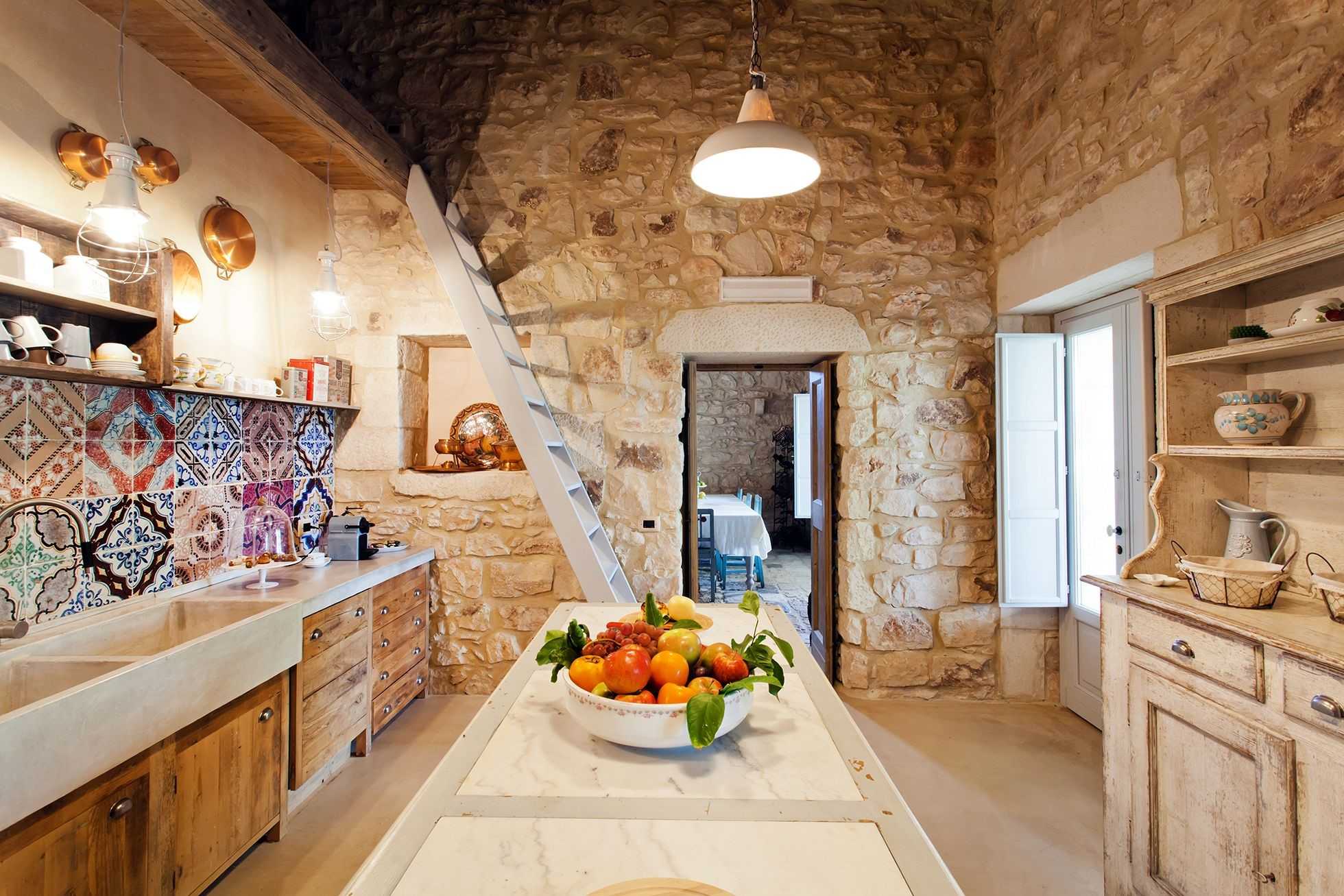 Кухня в итальяснком стиле: дизайн интерьера и другие особенности + фото
