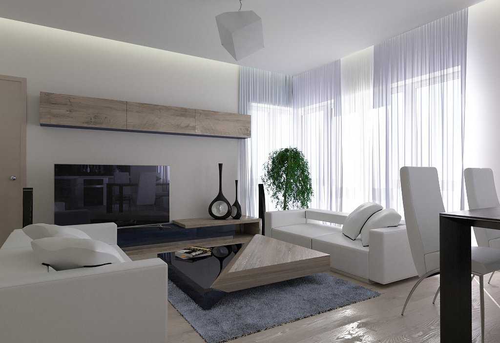 Интерьер гостиной в стиле минимализм — фото идей по отделке и меблировке