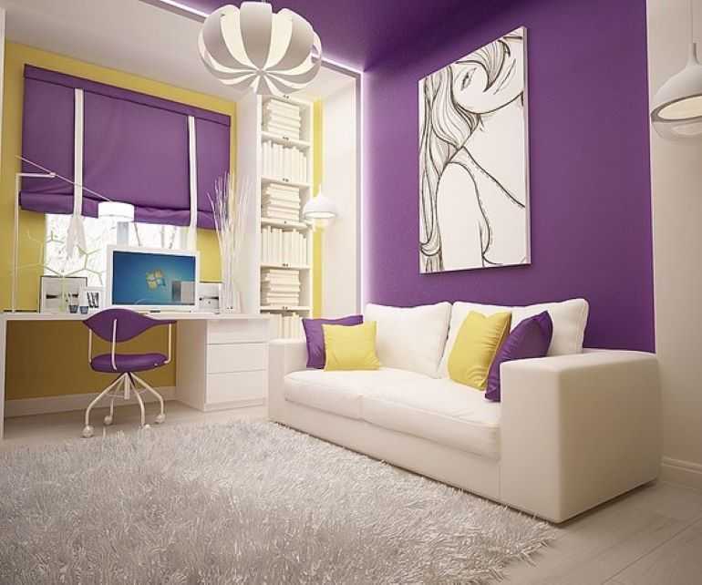 Фиолетовый диван: 90 фото центрального украшения яркого помещения