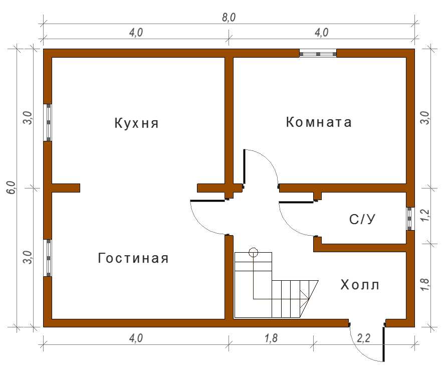 Строим дом 6х8 из пеноблоков: от фундамента до крыши. проект дома из пеноблоков 6х9