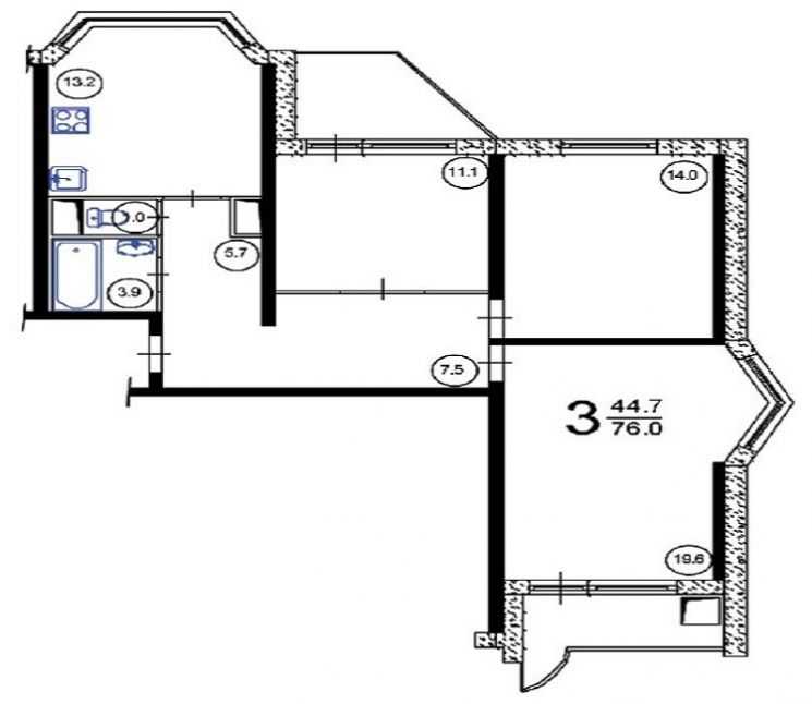 Дома серии п-44т: планировки, фото, характеристики