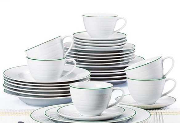 Какой набор столовой посуды выбрать по количеству предметов и материалу изготовления